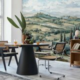  Foto tapeta - Landscape with Green Fields and Trees Tuscan Sunny View 100x70 Vodootporna | shoptok.hr