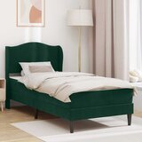  Okvir za krevet 2 kom. Tamnozelena 90 x 190 cm Baršun - Tamnozelena 90 x 190 cm | shoptok.hr