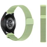Kovinski magnetni pašček 20mm, svetlo zelen, za pametno uro