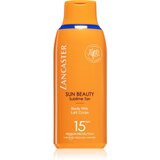 Lancaster sun beauty body milk SPF15 losjon za zaščito pred soncem za telo 175 ml Cene