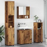 vidaXL Set namještaja za kupaonicu 4 pcs Staro drvo 61 x 35 x 64 cm | shoptok.hr