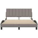  Posteljni okvir brez vzmetnice taupe 120x200 cm blago | Shoptok.si