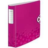 Leitz Mapa A4 PP 4-obroči wow Active, trde platnice, roza | Shoptok.si