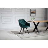 Livetastic Naslanjač Samt, Gozdno Zelena, Vrtljiv | Shoptok.si
