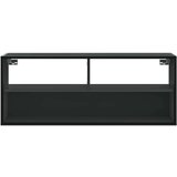 vidaXL TV ormarić crni 100 x 31 x 39,5 cm konstruirano drvo i metal | shoptok.hr