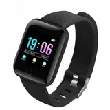 lcd pametna ura silikonska zapestnica android in ios M116 črna bluetooth