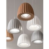  Ondaluce - Visilica na sajli CONCRETE 1xGU10/7,5W/230V Ø 10,5 cm beton/bela | Eponuda.com