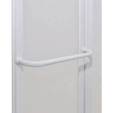 vidaXL Zaslon za tuš-kadu 140x168 cm 7 panela sklopivi sa stalkom za ručnike | shoptok.hr