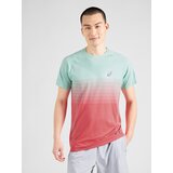 Asics Tehnička sportska majica svijetlozelena / koraljna | shoptok.hr