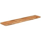 vidaXL zidna polica 120x20x2 5 cm pravokutna bagremovo drvo živi rub | shoptok.hr