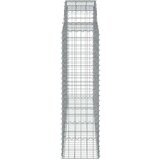  Lučne gabionske košare 12kom 200x50x140/160cm pocinčano željezo | shoptok.hr