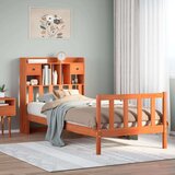 vidaXL Krevet s regalom za knjige bez madraca 90 x 190 cm od borovine | shoptok.hr