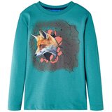  Dječja majica dugih rukava tamna boja vode 104 | shoptok.hr
