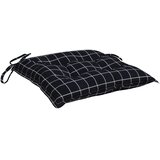  Jastuci za stolice 2 kom crni karirani 50x50x7 cm od tkanine | shoptok.hr