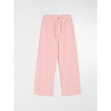 Sinsay Wide leg traperice visokog struka s platnenim pojasom | shoptok.hr