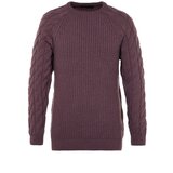 Trendyol Dried Rose Men Regular Fit Crew Neck Knitted Detailed Knitwear Sweater | shoptok.hr