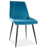  Stolica KIM - baršun - tirkizna | shoptok.hr
