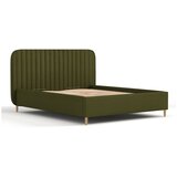 Maison de Rêve Zelena oblazinjena zakonska postelja s prostorom za shranjevanje z letvenim dnom 180x200 cm Noto – | Shoptok.si