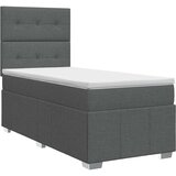  Boxspring krevet s madracem Tamnosiva Jjedan Tkanina | shoptok.hr