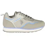 US POLO ASSN. GRAY CHILDREN'S SPORTS SHOES