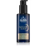 Schwarzkopf Gliss Night Elixir eliksir bez ispiranja za oštećenu kosu 100 ml