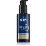 Schwarzkopf Gliss Night Elixir eliksir brez spiranja za poškodovane lase 100 ml Cene
