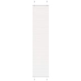 vidaXL Plisirana žaluzija Bela 50x200 cm Širina tkanine 49,4 cm, (22058742) | Shoptok.si