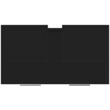 vidaXL Kupaonski ormarić crni 60 x 33 x 61 cm od iverice | shoptok.hr