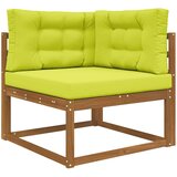  Jastuk za vanjsku sofU 3 pcs Zelena Poliester - Zelena 80 x 80 cm 1x sjedalo +1x naslon +1x bočna strana (3D s bartagom) | shoptok.hr