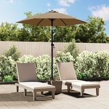  Suncobran smeđe-sivi 200 x 224 cm aluminijski | shoptok.hr