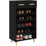  Ormar za cipele Crni hrast 60 x 35 x 105 cm Konstruirano drvo | shoptok.hr