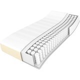  Madrac s džepičastim oprugama srednje tvrdoće krem 90x200x20 cm od umjetne kože - Krema 90 x 200 cm 1 Krema | shoptok.hr