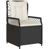  5-dijelni vrtni blagovaonski set s jastucima od poliratana crni | shoptok.hr