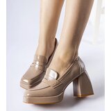 D/CEO Beige high heel pumps Unos | Shoptok.si