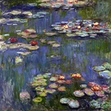 Fedkolor Slika reprodukcija 70x70 cm Water Lilies, Claude Monet –