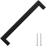  Ručke za ormarić 5 kom crne 192 mm od nehrđajućeg čelika | shoptok.hr
