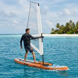  Naduvivi SUP s jedrom TRITON 330 x 76 x 15 cm Plava za Cene