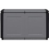  Vrtna kutija za pohranu 96 x 53 x 57 cm 230 L tamnosiva i crna | shoptok.hr