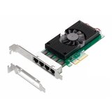E-green PCI-Express kontroler 4-port 2.5 Gigabit Ethernet (Intel I225) | ePonuda.com