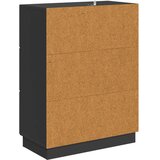  Predalna omara Črna 66 x 34,5 x 87 cm Inženirski les, (5000232544) | Shoptok.si