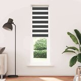 vidaXL Zavjesa zebra crna 60x230 cm širina tkanine 55,9 cm poliester | shoptok.hr