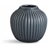 Kähler Design Antracitno siva keramična vaza Kähler Design Hammershoi, višina 12,5 cm