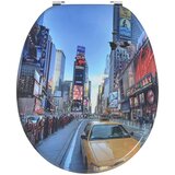  Toaletni pokrov s tiho zaporo večbarvno 44 x 38 cm MDF plošča, (5000208002) | Shoptok.si