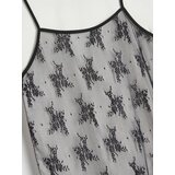 Sinsay T-shirt haljina s mrežastim prednjim dijelom | shoptok.hr