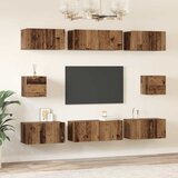  Set TV komoda Zidne 8 pcs Staro drvo Konstruirano drvo | Eponuda.ba