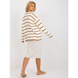 RUE PARIS Sweater-LC-SW-2212.97P-Light Brown | Shoptok.si