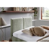 Meise Möbel Svetlo zelena oblazinjena zakonska postelja z letvenim dnom 140x200 cm Piano – | Shoptok.si