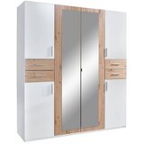 MID.YOU OMARA S KLASIČNIMI VRATI, bela, hrast artisan | Shoptok.si