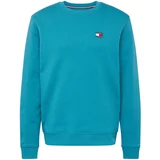 Tommy Jeans Sweater majica cijan plava