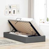  Krevet s od storage s madracem Tamno siva 90 x 190 cm tkanina | shoptok.hr
